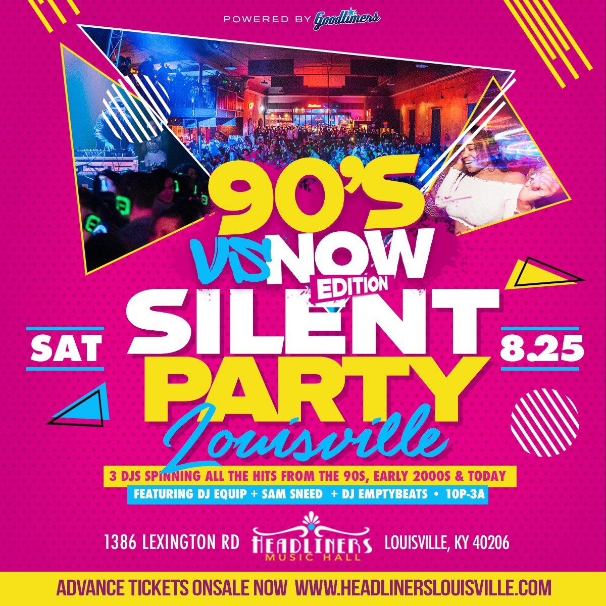 Read more about the article 90s vs Now – Silent Party – August 25th