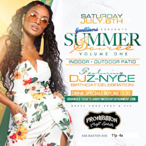 Read more about the article Goodtimers Summer Soiree Volume 1 featuring DJ Z-Nyce Birthday Celebration