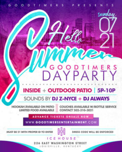 Read more about the article Goodtimers Dayparty :: Dear Summer 7/21 @ Icehouse