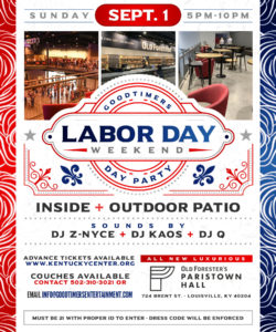 Read more about the article Goodtimers Labor Day Weekend Dayparty